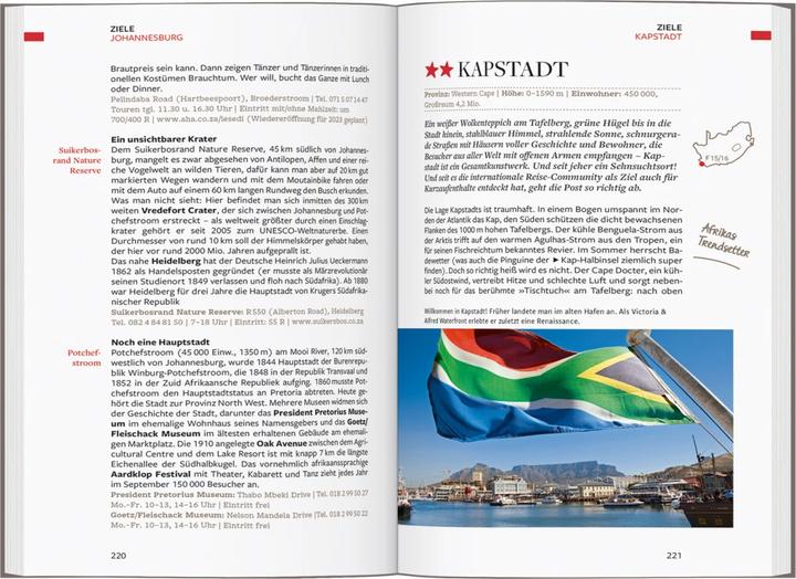 Image du produit Reiseführer Südafrika, Eswatini, Lesotho (Allemand, Frederick Köthe, 2022)