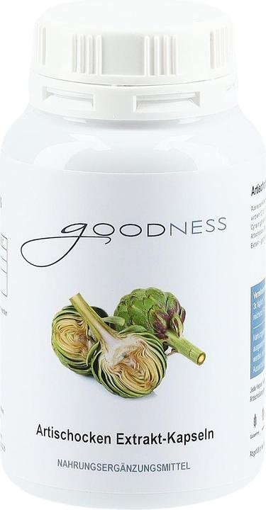 Goodness Artischocken Kapsel 500 mg mit Cynarin (100 Stück, Kapseln, 85 g)