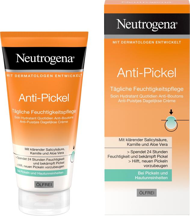 Produktbild Neutrogena Anti-Pickel tägliche Feuchtigkeitspflege (50 ml, 24h Creme)