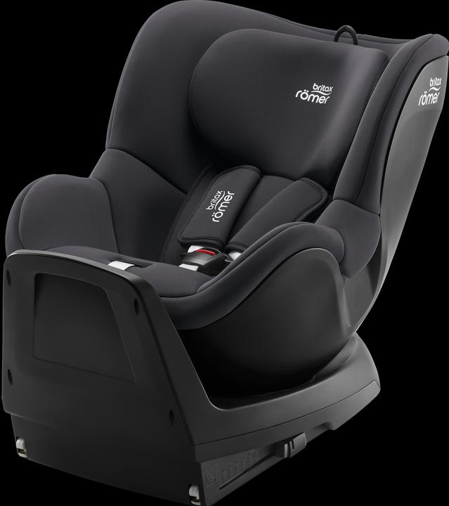 Actual product image Britax Römer Dualfix M Plus Midnight Grey (Reboarder, ECE R129/i-Size Standard)