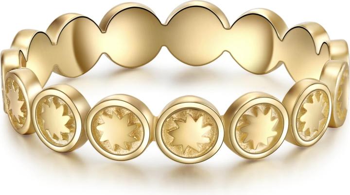 Produktbild Lulu & Jane Damen Ring Sonne Messing - 35298 (56)