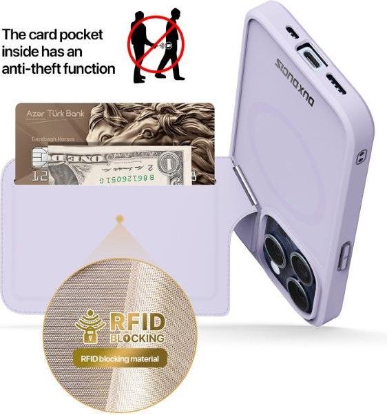 Immagine prodotto Dux Ducis Custodia rigida in PC e TPU della serie Rafi II Mag (Apple iPhone 15 Pro)