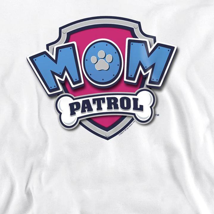 Actual product image Paw Patrol Unisex Adult Mom Patrol Badge Mothers Day Sweatshirt (S)