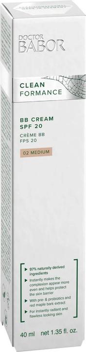 Produktbild Babor DOCTOR CLEANFORMANCE BB Cream 02 Medium SPF 20 (02 Medium)