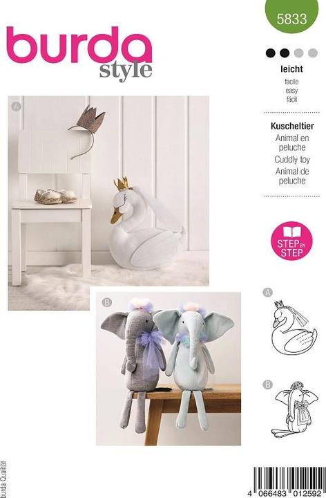 Actual product image Patterns cuddly animals