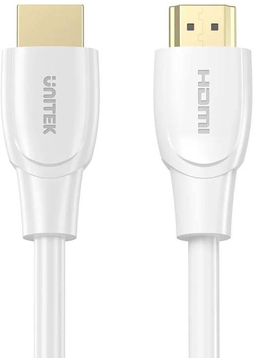 Actual product image Unitek HDMI cable version 1.4 4K white 20 metres (20 m, HDMI)