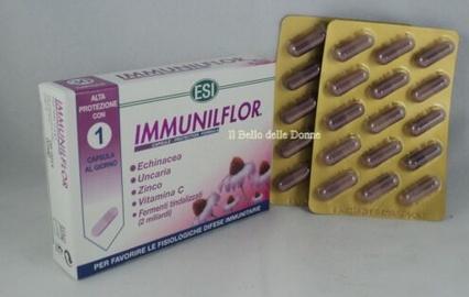 Actual product image ESI Immunilflor 30 Capsules Echinacea Zinc Brows X Immune System Winter