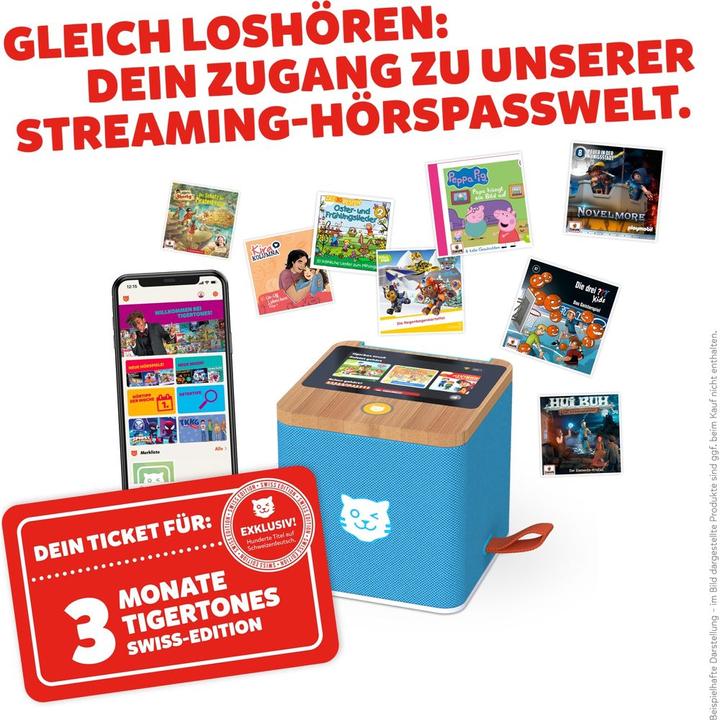 Produktbild Tigermedia tigertones - Ticket 6 Monate Swiss-Edition (Deutsch)