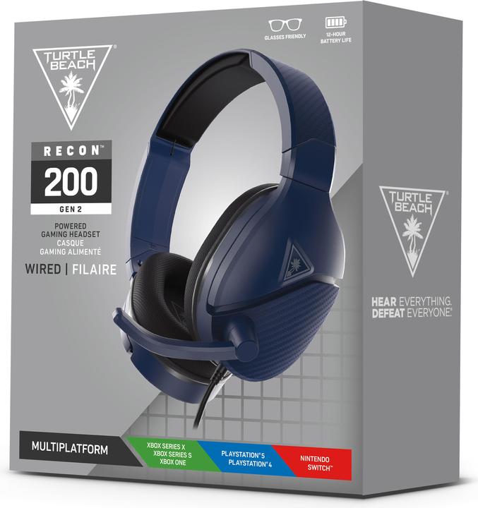 Actual product image Turtle Beach RECON 200 Midnight Blue (Cable)