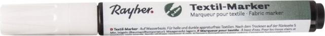 Rayher Textil-Marker deckend, weiss (Weiss, 4 mm, 1 x)