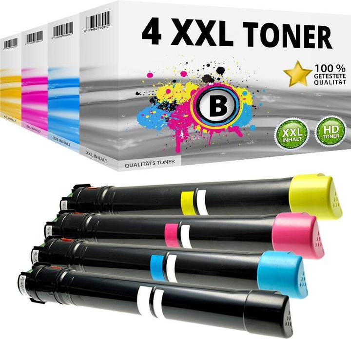 Produktbild Druckfuxx 4x XXL Toner für Xerox Phaser 7500 N 7500 DN 7500 DT 7500 DX 106R01439