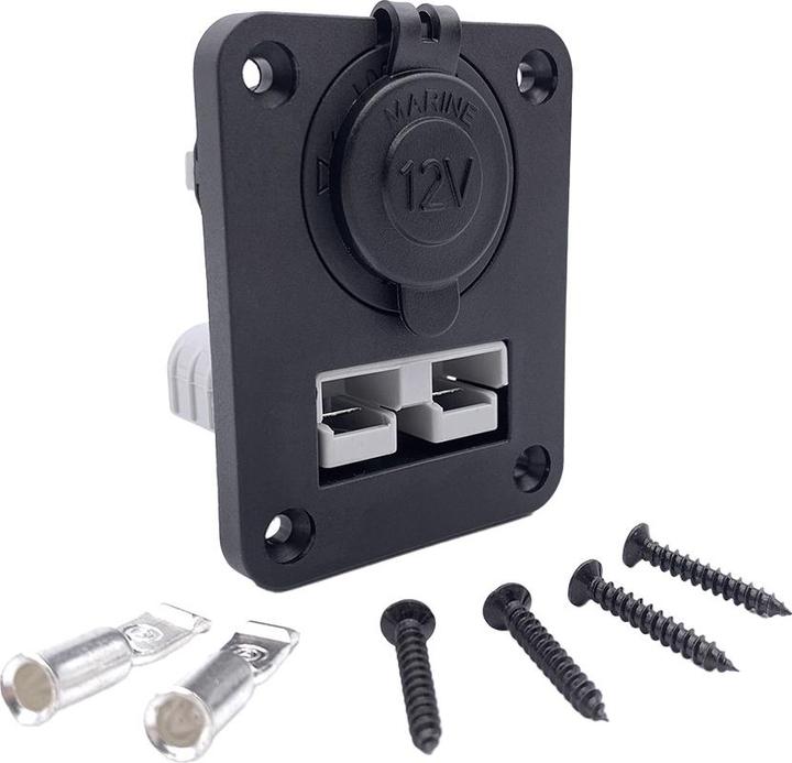 Offgridtec Telaio di montaggio Spina Anderson - accendisigari DS1011 (Spina solare)