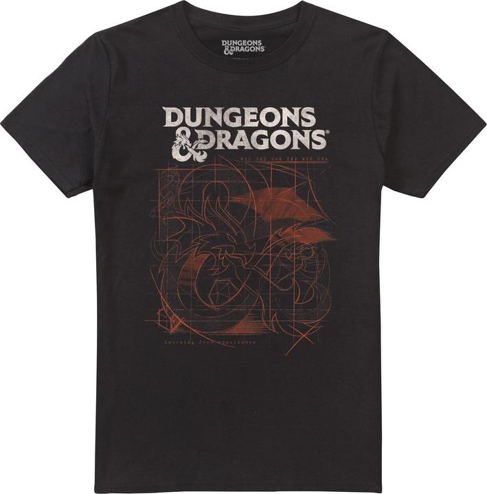 Immagine prodotto Dungeons & Dragons Maglietta Schizzo Uomo (4XL)