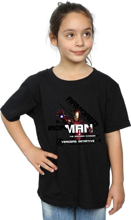 Immagine prodotto Iron Man Armored Avenger Maglietta Ragazze (152, 158)