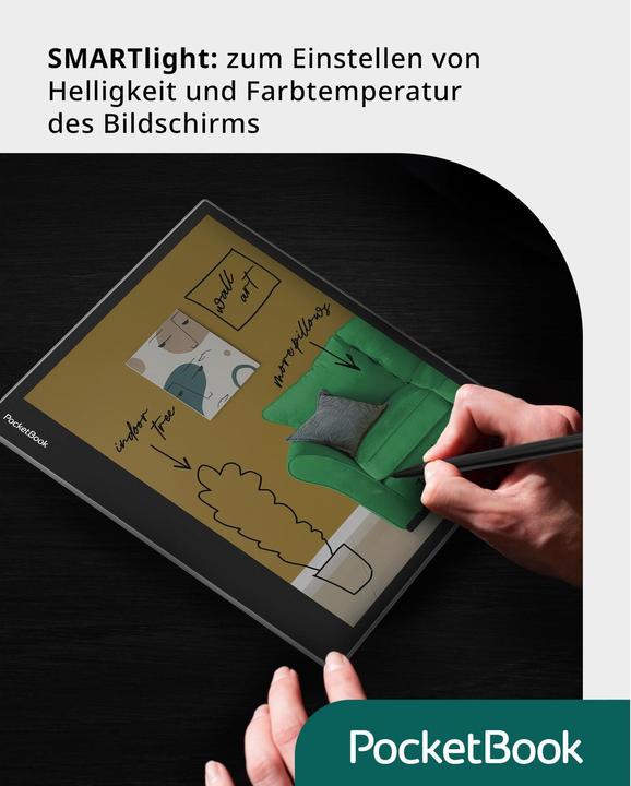 Productafbeelding PocketBook InkPad Eo (10.30", 64 GB, Mistig grijs)