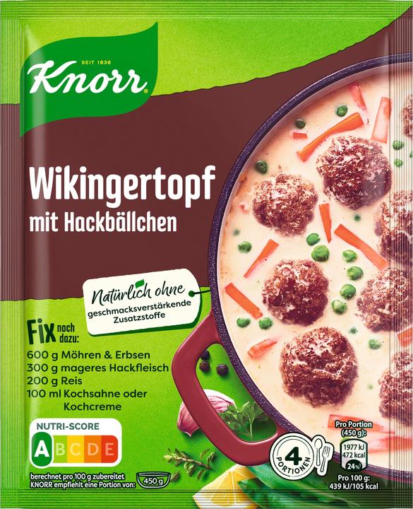 Image du produit Knorr Potée viking aux boulettes de viande (30 g)