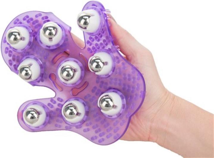 Image du produit PowerBullet Gant de massage à billes violet