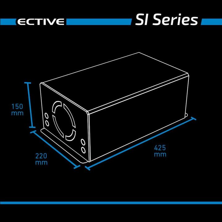 Actual product image Ective SI302 Sine Wave Inverter 3000W/12V Sine Wave Inverter