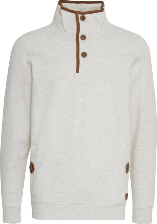Actual product image Blend Achlias Men's Sweatshirt Sweat Shirt Jumper With High-Neck Buttons And Pockets (M)