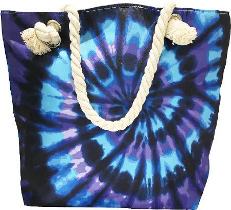 Produktbild Bekos Batik - Shopper mit Kordelgriffe - Im tiefen Mee