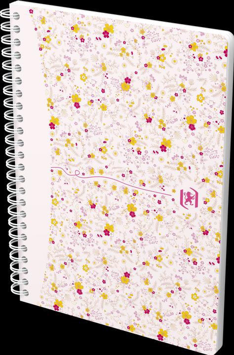 Immagine prodotto Oxford FORME FLORALE - Libro a spirale (A5, Quadretti, Copertina rigida)