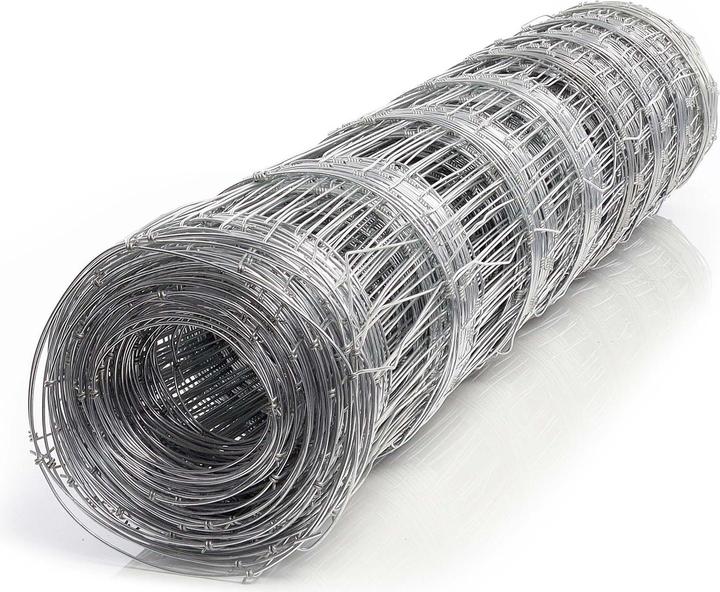 Produktbild Wiltec Wildzaun Weidezaun 50m lang 100/08/15 Drahtzaun Knotengeflecht Forstzaun