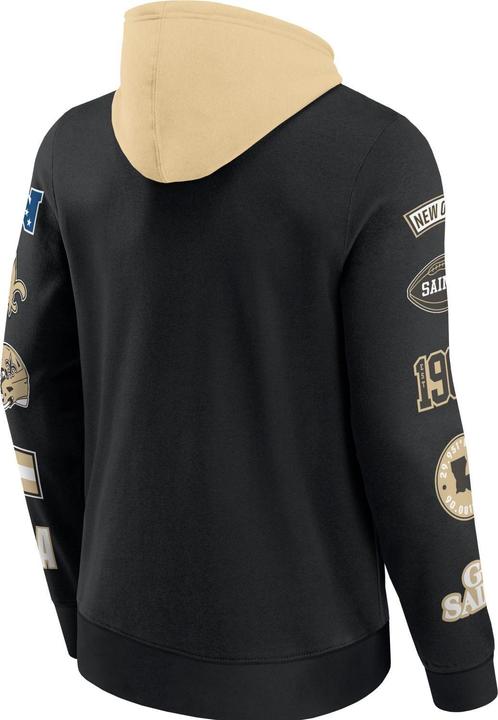 Actual product image Fanatics New Orleans Saints NFL Sleeve Prints Hoody - L (L)