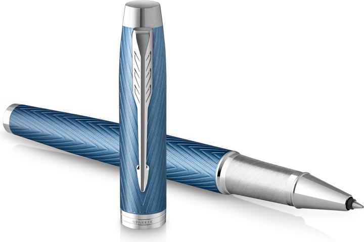 Actual product image Parker Rollerball IM Premium F (Blue, Grey, 1 x)