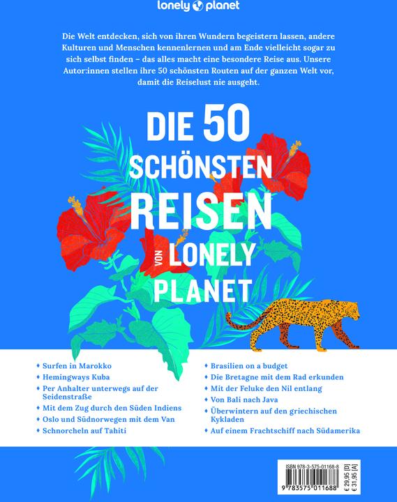 Produktbild Bildband Die 50 schönsten Reisen von (Deutsch, Lonely Planet Verlag, 2024)