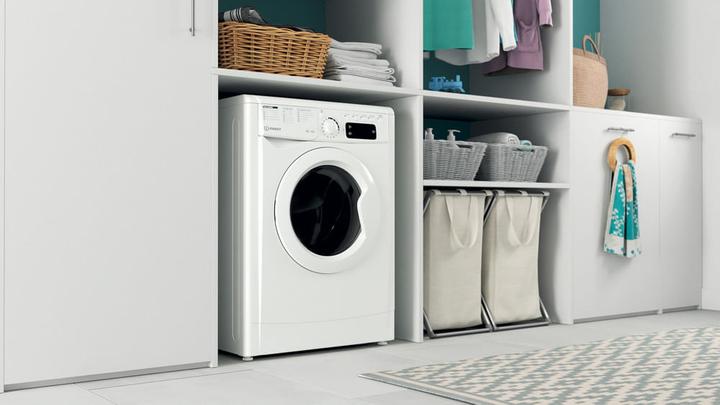 Produktbild Indesit BDE 861483X WK IT N Waschtrockner Freistehend Frontlader Weiss D