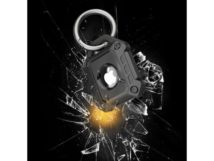 Produktbild Screenguard Apple Airtag Rugged Armor Case mit Karabiner