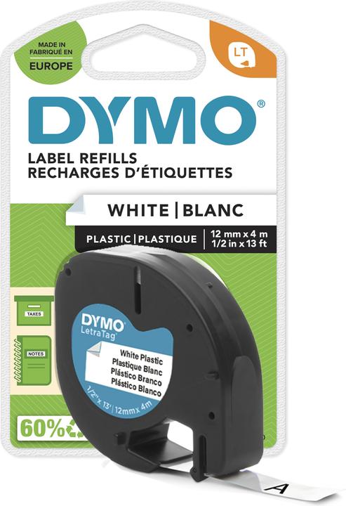 Produktbild Dymo S0721660 Kunststoffband (1.20 cm, Weiss)