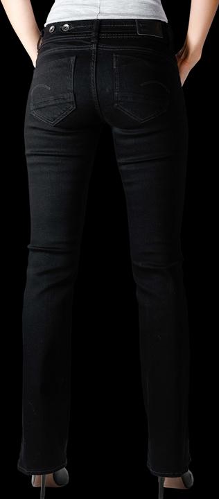 Produktbild G-Star Midge Mid Bootcut Elto Nero Superstretch pitch black (W25/L32)