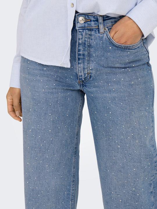 Produktbild Only ONLJUICY Hohe Taille Weiter Beinschnitt Jeans Jeans mit weitem Bein (26)