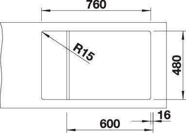 Produktbild Blanco Elon XL 6 S (Einbauspüle, 78 cm, 50 cm)