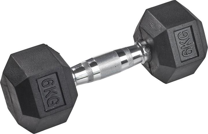 Produktbild Tanga Sports ® Gummi-Kurzhantel HEX