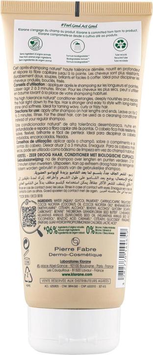 Produktbild Klorane Reparierendes Pflegebalsam mit BIO-Cupuaçu (200 ml)