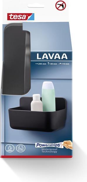 Produktbild tesa LAVAA Duschkorb, klein inkl. Klebelösung ohne Bohren