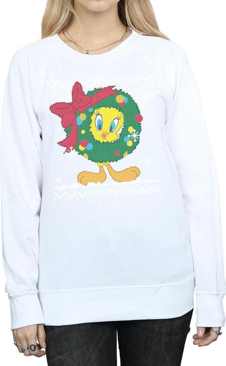 Immagine prodotto Looney Tunes Tweety Pie Christmas Fair Isle Felpa Donna (S)