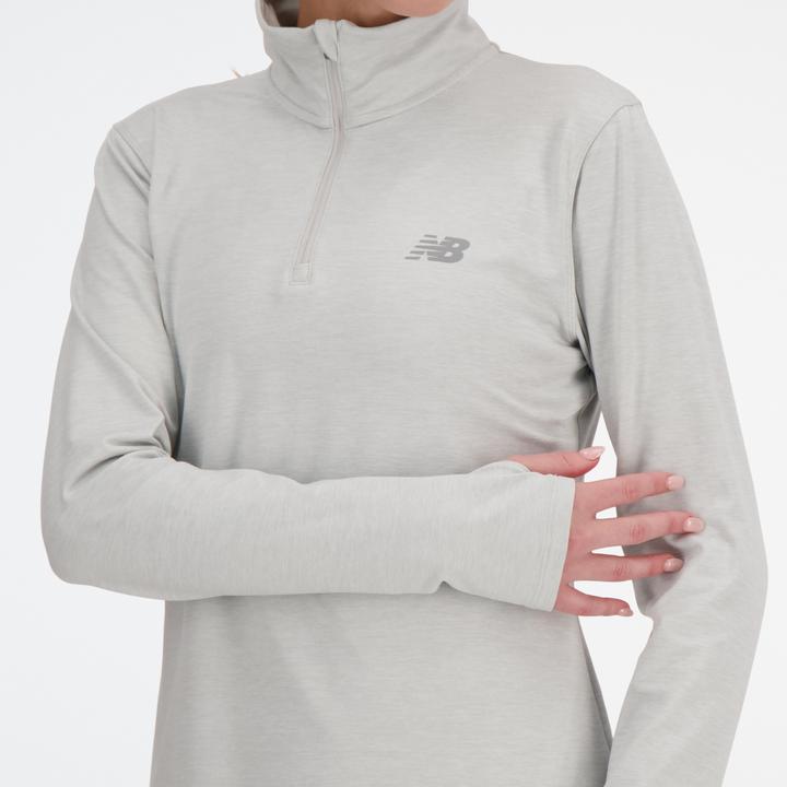 Actual product image New Balance W Space Dye Quarter Zip (L)