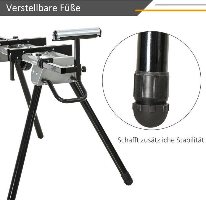 Image du produit Swisshandel24 Support pour scies à onglets Table de travail pour scies à onglets et radiales Support pour scies à (73 cm, 245 cm)