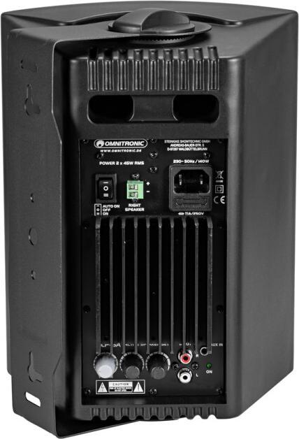 Actual product image Omnitronic ALP-6A Active Loudspeaker Set black (Subwoofer active, 1x 45 W)