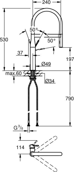 Immagine prodotto Grohe Miscelatore monocomando per lavello Essence