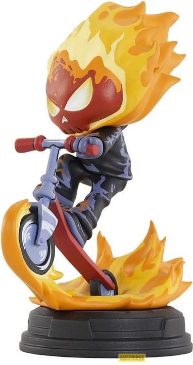 Actual product image Diamond Select Toys Marvel Animated Statue Ghost Rider 11 cm