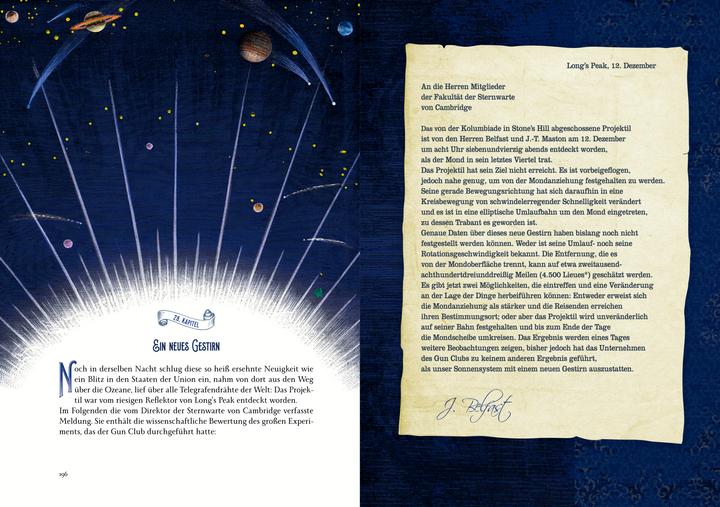 Actual product image Von der Erde zum Mond / Reise um den Mond (German, Jules Verne, 2024)