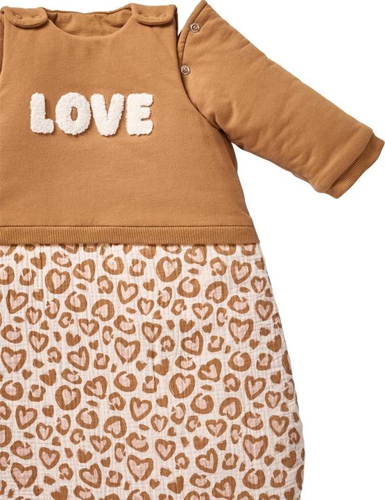 Actual product image Vertbaudet Baby Schlafsack mit abnehmbaren Ärmeln LOVELY LEO Oeko-Tex (104 cm)