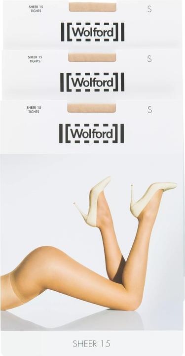 Wolford Strumpfhosen im Dreierpack (15 DEN)