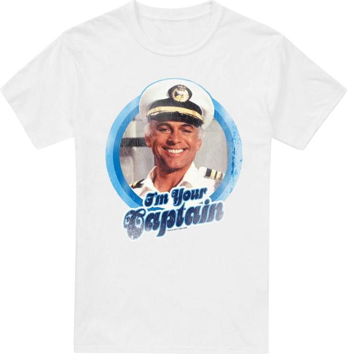 Actual product image The Love Boat Mens I'm Your Captain T-Shirt (S)