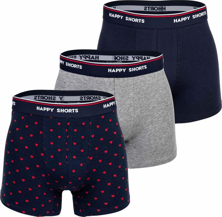 Produktbild Happy shorts Boxershort Casual Bequem sitzend (M, 3er Pack)