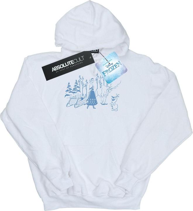 Immagine prodotto Disney Frozen Anna Sven And Olaf Felpa con Cappuccio Uomo (S)